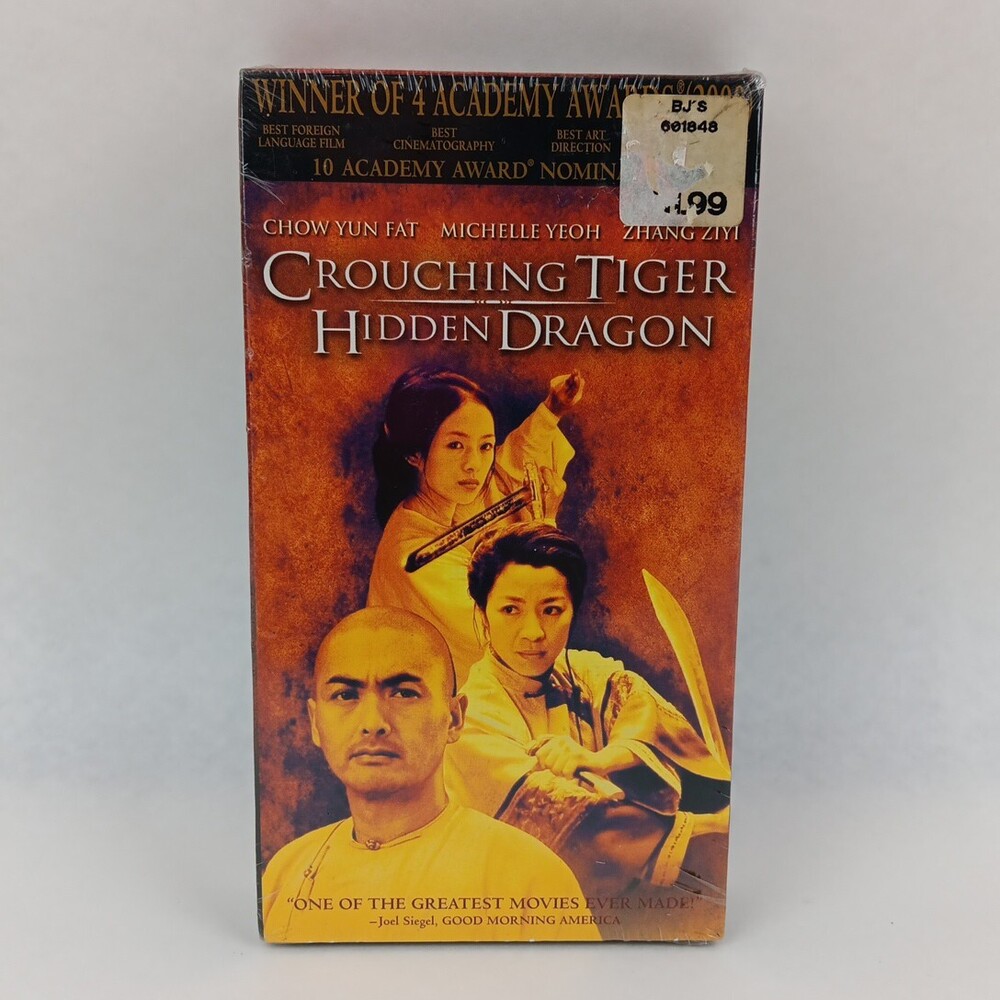 Crouching Tiger, Hidden Dragon (VHS, 2000, Sealed)